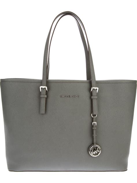 michael kors grey bag with chain strap|michael kors strap replacement tote.